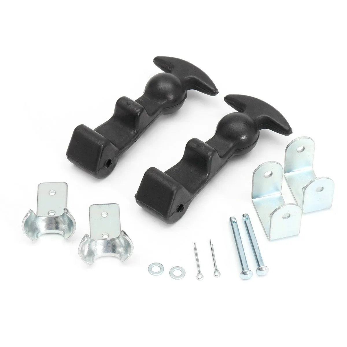  2pcs/set Rubber Bonnet Fastener 112mm Door Catch Pull Strap Car Horsebox Trailer Truck
