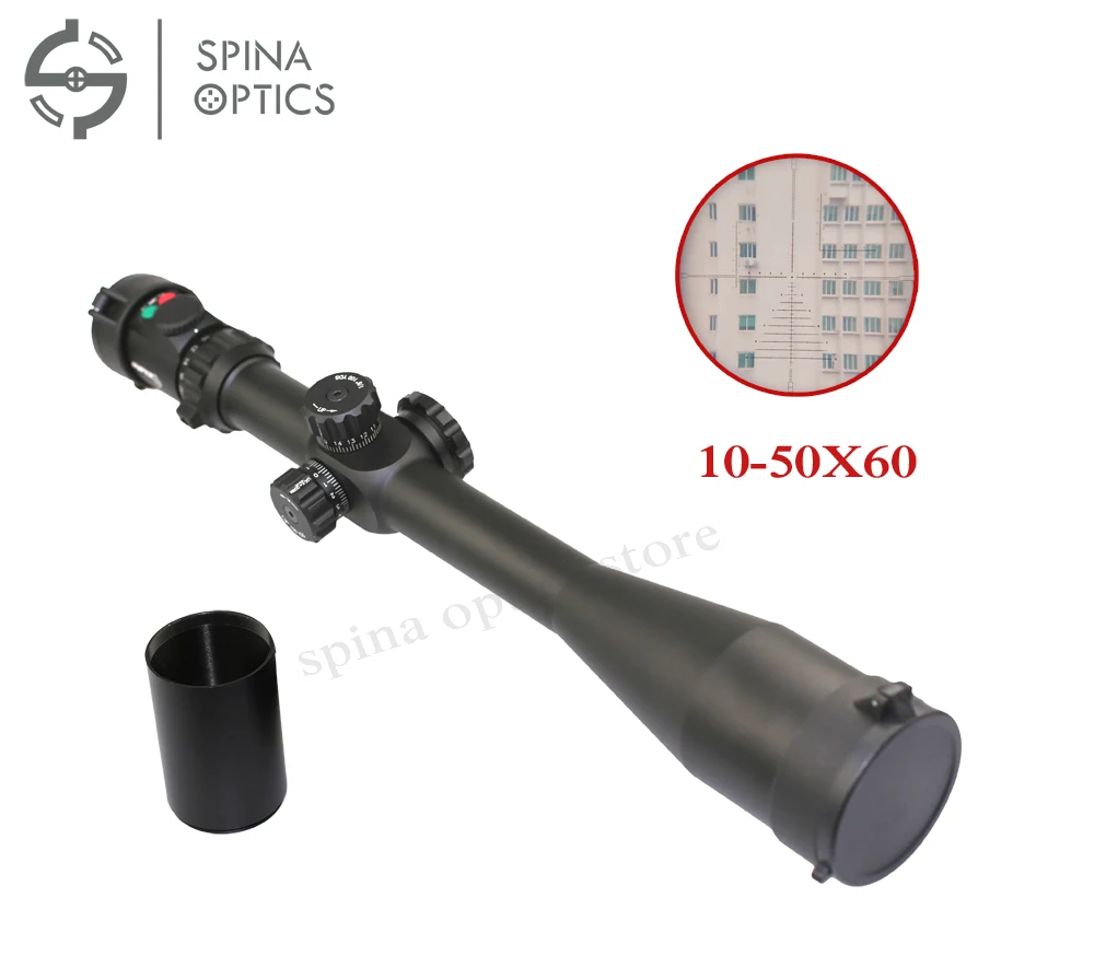 Spina оптика Снайпер 10 50x60 SAL Красная Зеленая Подсветка охотничьи прицелы