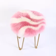 MUZZI реальные коврик из овчины меховой ковер для домашнего декора розовая 45 см/50 см