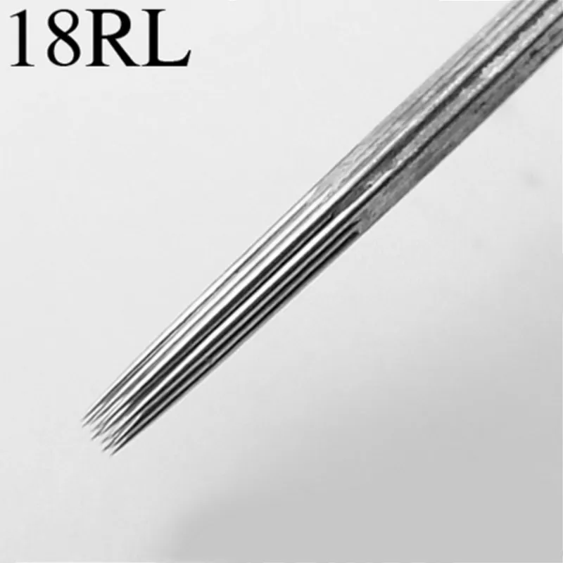 

Disposable Sterilized 18RL Tattoo Needles (18 Round Liner) 50pcs/Box Wholesale Supply