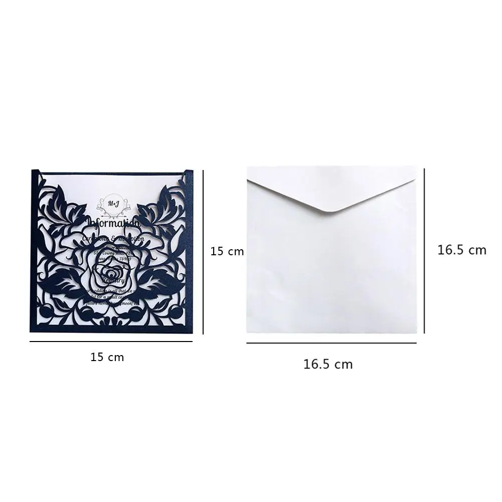  10pcs New Laser Cut Wedding Invitations Cards Set/Bowknot Greeting Cards/Customize Business Invitat - 32912271643