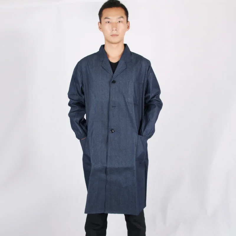 

Dust-proof Warehouse Worker Jacket Coveralls Labor Security Protection Worker Clothes Worker Security Uniform Men Coat