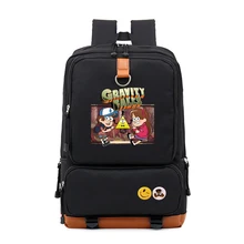 Новая школьная сумка Гравити Фолз, рюкзак для студентов, школьная сумка, рюкзак для ноутбука, повседневный рюкзак для отдыха для мальчиков и девочек
