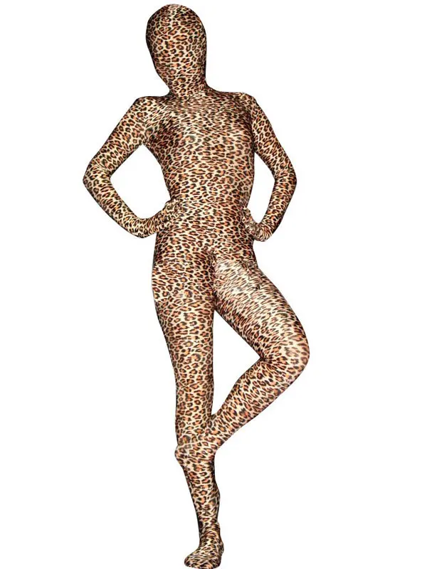BetterParty лайкра спандекс Горячая Леопардовый костюм животное zentai всего тела Косплей Костюм