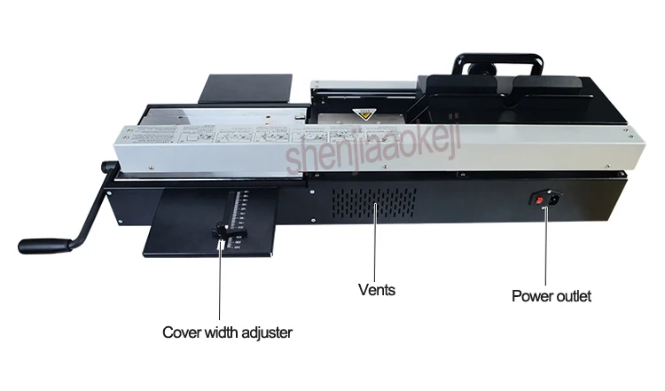 Идеальный беспроводной А4 книжный переплет машина горячего расплава клея бумаги связующего Дырокол горячего расплава переплетный станок беспроводной электрический