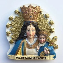 Новые Девы Марии, Фариас, Валенсия, Испания 3D магниты на холодильник туристические сувениры холодильник магнитные наклейки подарок