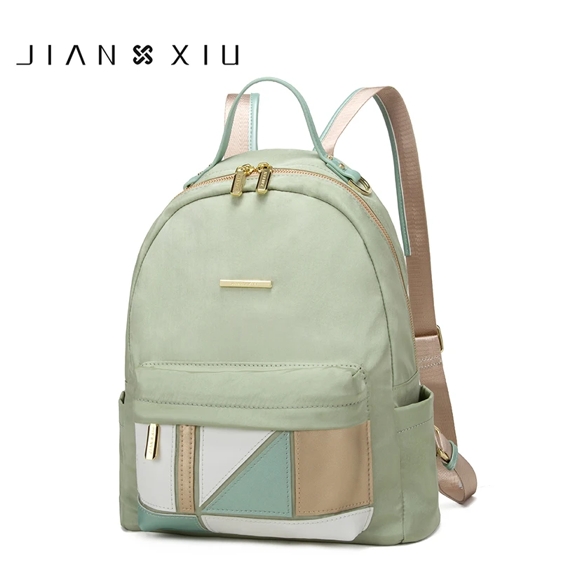 

JIANXIU Oxford Multifunctional Backpack School Bags Women Bag Travel Bagpack High Capacity New Handbag Length Strap Shoulder Bag