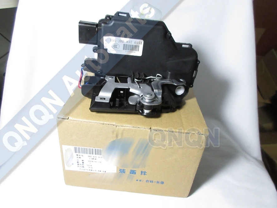 

QNQN Front Door Lock Actuator & Latch Driver for VW Jetta Passat Golf Beetle 99-10, 3B1837015AS / 3B1837015AK