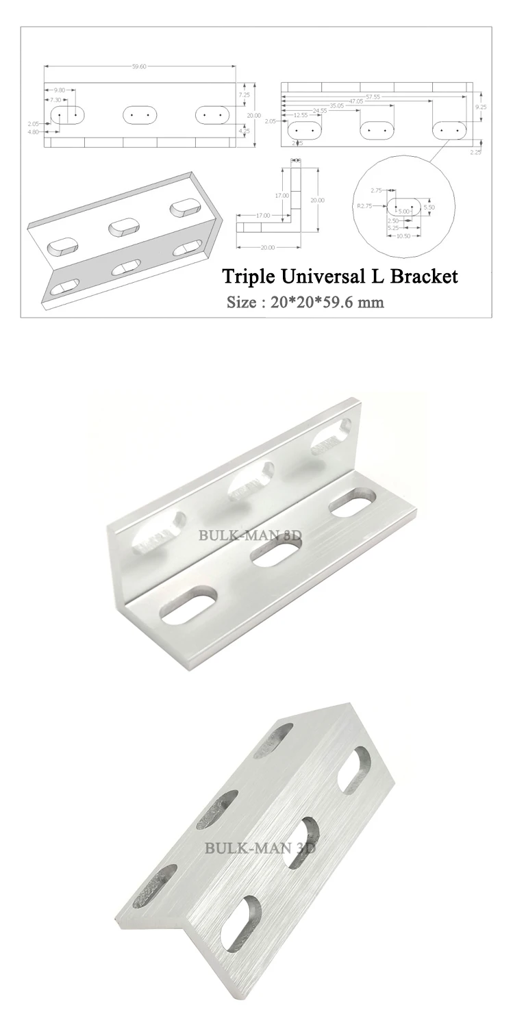 Triple Universal L Brackets 001