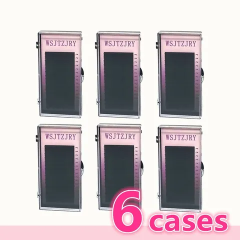 Linhas de Alta Extensão dos Cílios Individuais os Cílios Wsjtzjry Cases Qualidade Mink Cílios Naturais Falsos Postiços 6 Set 16