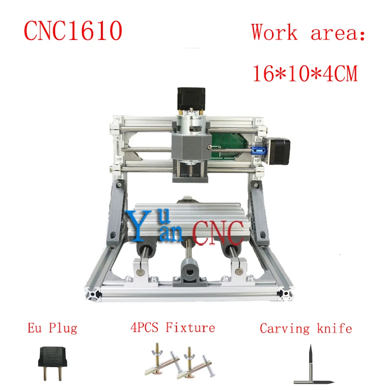 

CNC 1610 GRBL control Diy CNC machine,working area 16*10*4cm,3 Axis PCB PVC Milling machine,Wood Router,Carving Engraver
