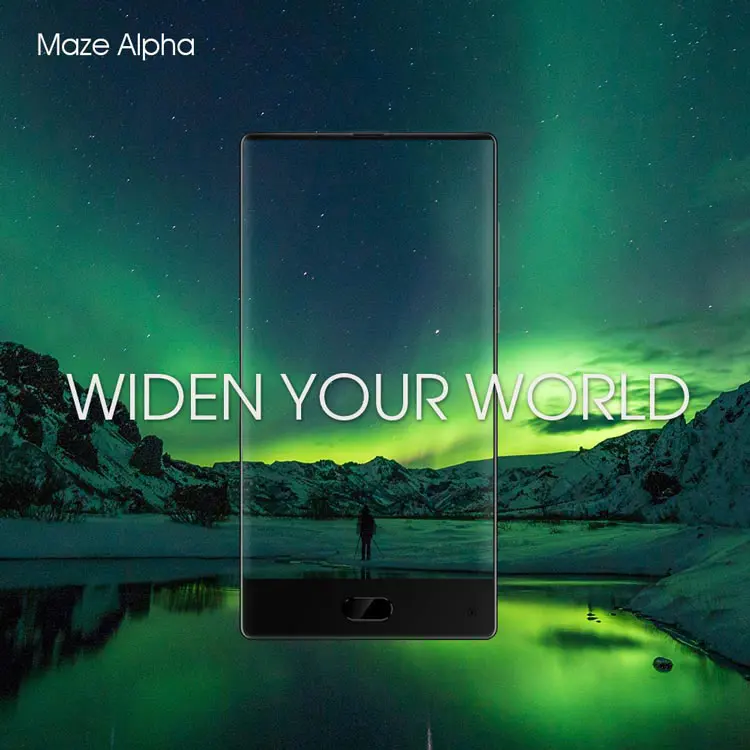 MAZE ALPHA 4GB RAM 64GB ROM MTK Helio P25 2.5GHz Octa Core 6.0 Inch 2.5D Corning Gorilla Glass FHD Screen Dual Camera Android 7.0 4G LTE Smartphone