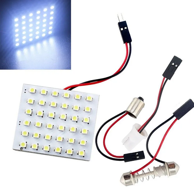 YSY 100x C5W 31 мм 36 мм 39 мм 42 мм T10 BA9S купольный панельный светильник 36 СИД SMD 1210 светодиодный 3528 36smd, устанавливаемый на крыше автомобиля чтение гирлянда для салона