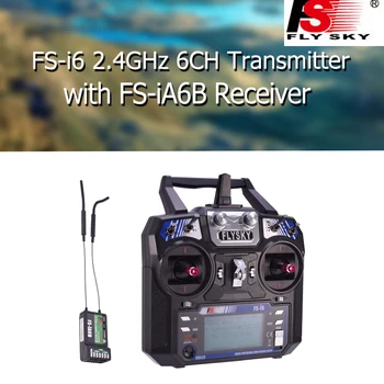 

Flysky FS-i6 FS i6 2.4G 6CH Transmitter With FS-iA6b Receiver For RC Remote Controller Helicopter Airplane Quadcopter drone