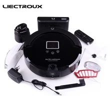 LIECTROUX Robot Vacuum Cleaner A320 Dry Cleaning, Mop,Time Schedule,Virtual Block Smart Auto ReCharge,Remote Home Aspirator