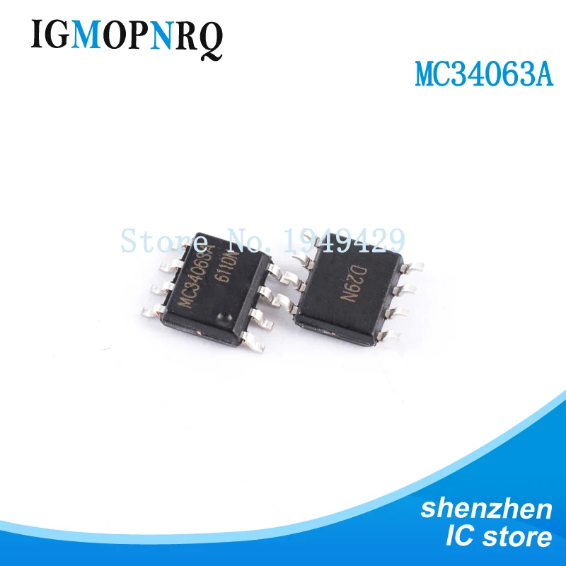 

50PCS/Lot MC34063 MC34063A 34063 SOP-8 Power Chip New Original Wholesale Electronic