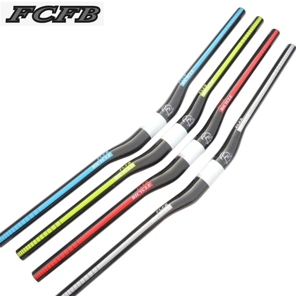 

sale FCFB FW full carbon fiber mountain bike rise handlebar carbon handlebar green blue red silver carbon handlebar mtb