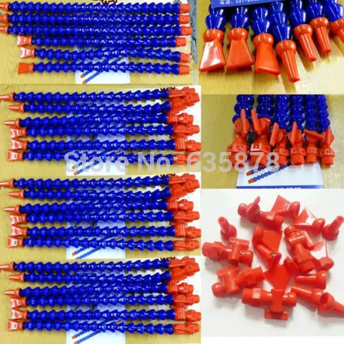 Promotion!5pcs/lots High Quality 1/4 Flat Nozzle Flexible Water Oil Coolant Pipe Hose For Lathe CNC With Switch FREE SHIPPING |