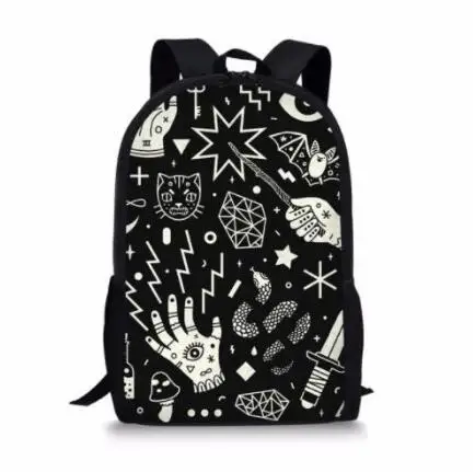 

The Witching Hour Backpack For Teenage Boys Girls Children School Bags Black Cat Backpack Kids Book Bag Women Men Backpacks