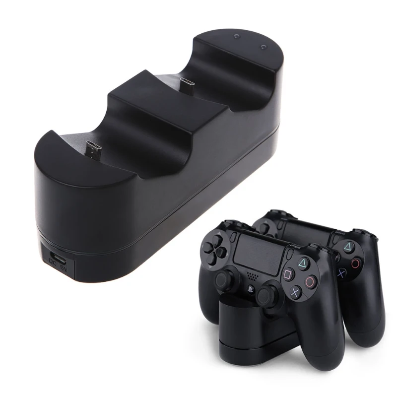 Новый контроллер зарядная станция для Playstation Dualshock 4 два USB порта зарядного