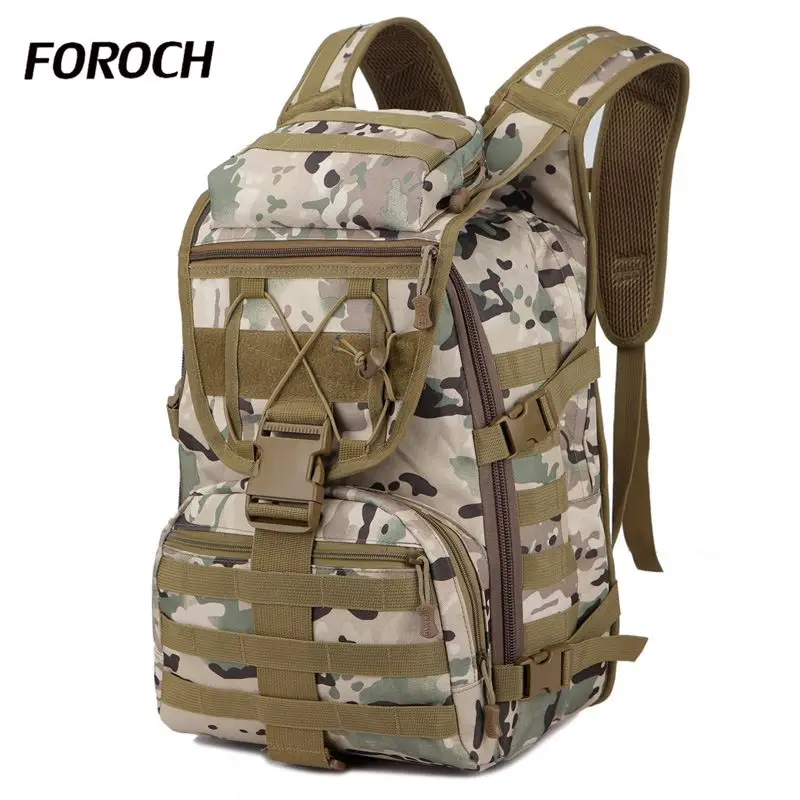 

FOROCH military backpack Molle tactical bag waterproof outdoor mountaineering bag sports hiking camping bag fishing hunting bag