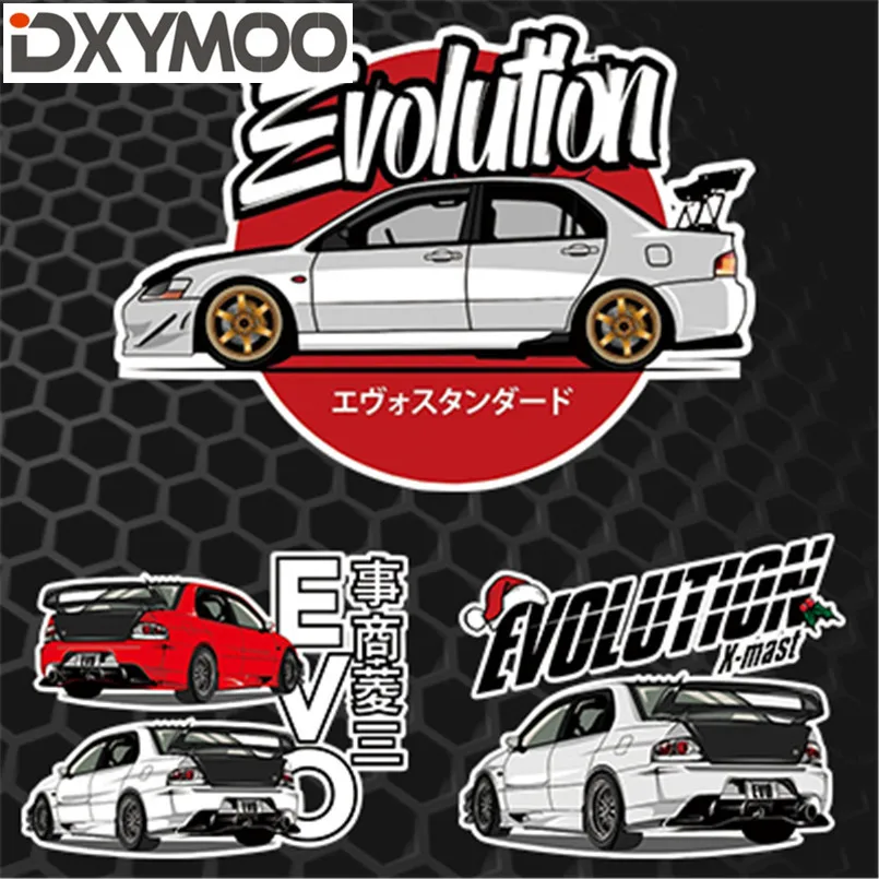

Auto Window Tail Whole Body Sticker Decals DIY Skateboard Motorcycle Oil Tank Sticker for EVOLUTION Japanese AE86