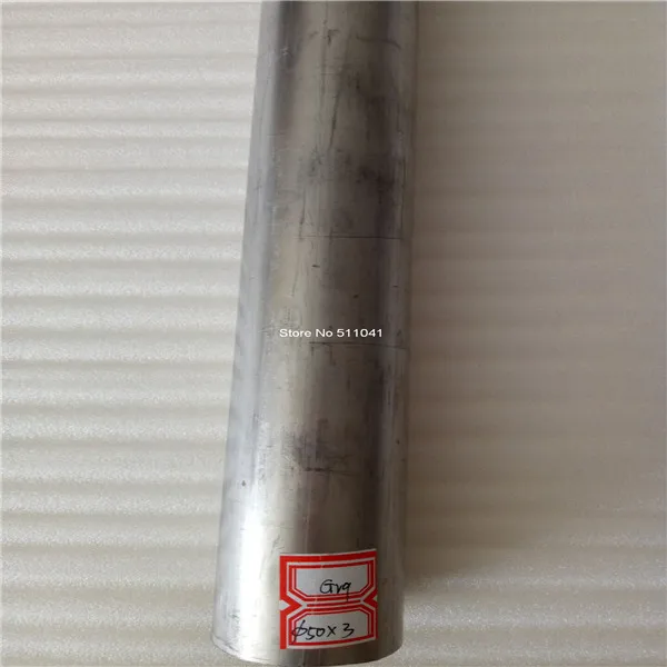 Grade9 Titanium трубки Gr9 Titanium трубы 50 мм * 3 мм * 500 мм, 2 шт. по оптовой цене бесплатная доставка