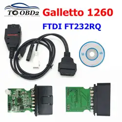 Высокое качество Galletto 1260 ЭБУ чип инструмент настройки EOBD/OBD2/OBDII Flasher Galletto 1260 ECU мигалка ЭБУ для тюнинга двигателей инструмент