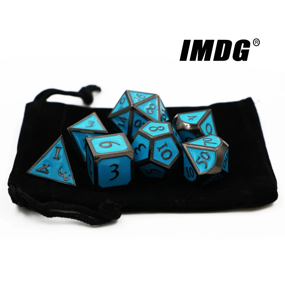 IMDG 7 шт./компл. креативные игровые кости для ролевых игр многогранные