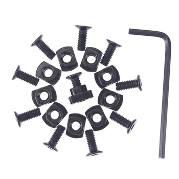 

10 Pcs Screw and nut Replacement for MLOK Handguard Rail Sections Hunting