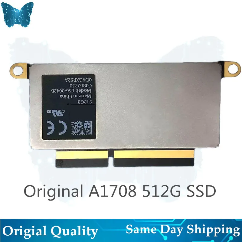 Оригинальный 656 0042B SSD для Macbook Pro Retina 512G A1708 твердотельный диск PCI E EMC 3164 2978 2016
