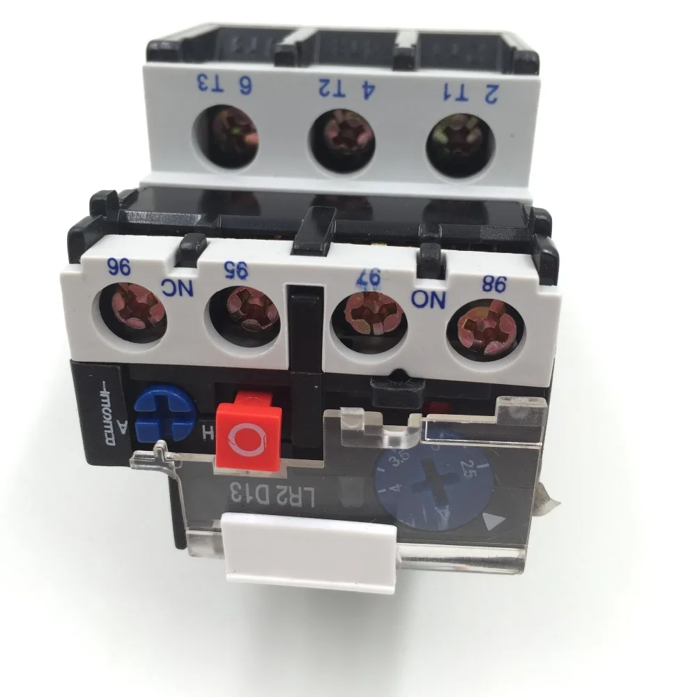 

3 Pole AC 2.5A - 4A Electric Thermal Overload Relay 1 NO 1 NC new