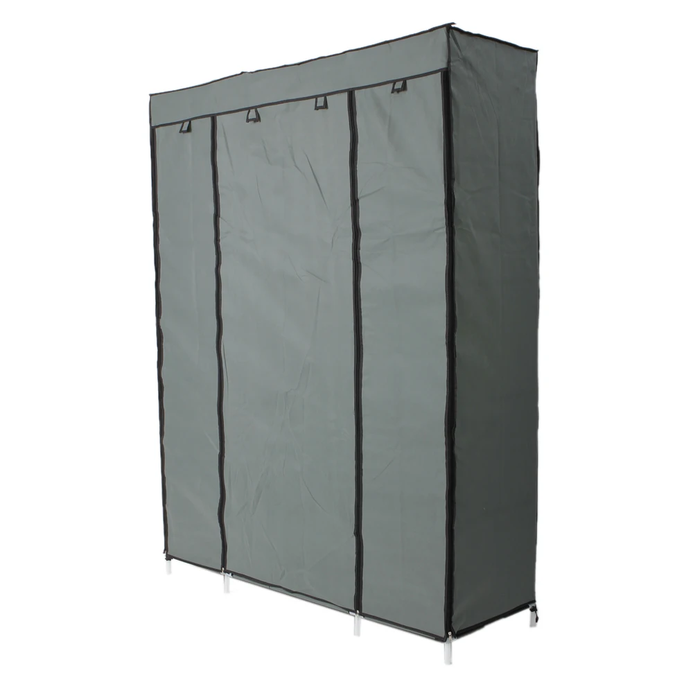 Dogdong 5-Layer 12-Compartment Non-Woven Fabric Wardrobe Portable Closet 133x46x170cm