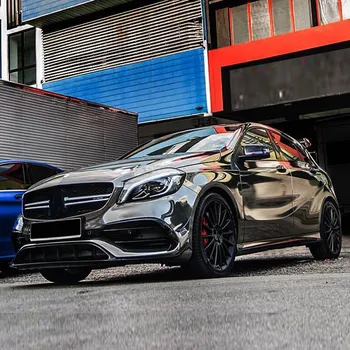 

SUNICE 1.52X5M Mirror Effect Stretchable Chrome Vinyl Wrap Film Auto Car Interior Exterior DIY Decal Film Car Styling Decoration