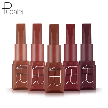 

Pudaier 5PCS/Lot 5 Colors Matte Lipstick Waterproof Long Lasting Makeup Nude Lip Tint Cosmetics Liquid Lip Stick Make Up