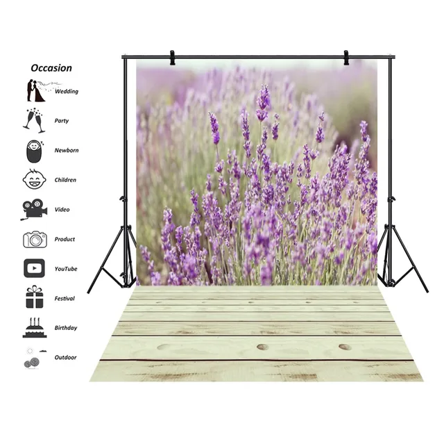 Laeacco Wooden Backdrops Spring Blossom Flower Tulips Tassel Plank Baby Portrait Scenic Photographic Background For Photo Studio