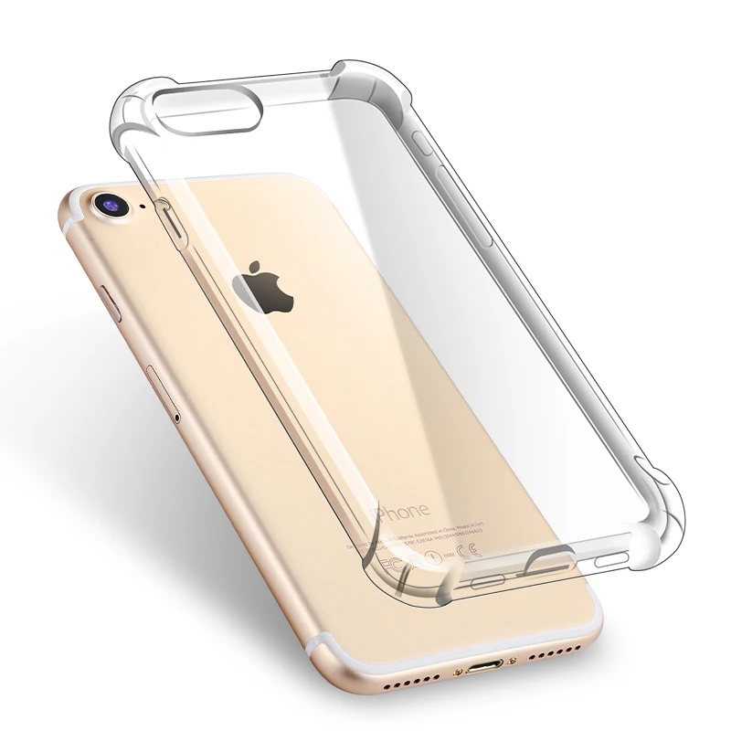 ITEUU 7 8 PLUS TPU супер противоударный чехол для iPhone Plus Мягкий Силиконовый воздушная