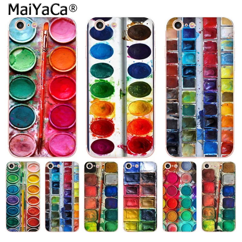 MaiYaCaColorfulWatercolorsSetPaintPalettephoneCaseforiphone13