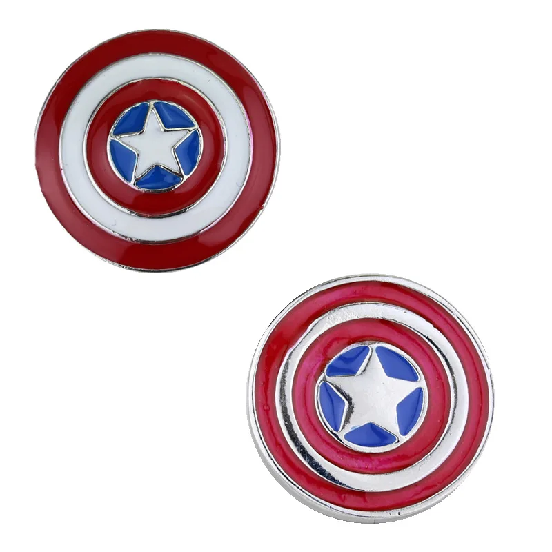 

Captain America FiveStar Shield America Fashion Brooch Badges Decoration Pins Women Brooches Badge Pin Jewelry New Unisex gifts