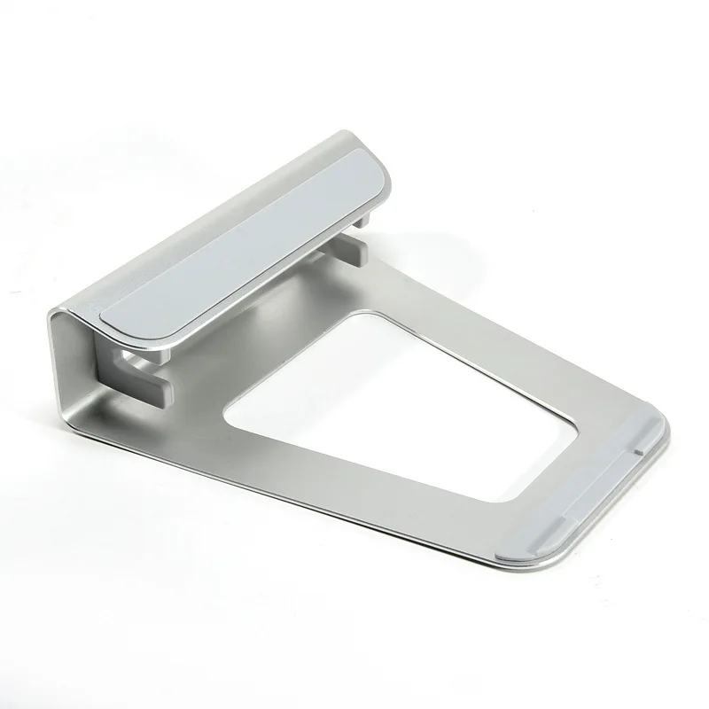 2 en 1 Función de aleación de aluminio soporte Vertical Base/soporte de portátil ergonómico refrigeración para Macbook Air Pro Retina 11 12 13 15 pulgadas - 2