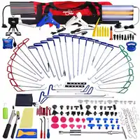PDR Tools New Quality Hooks Rods Paintless Dent Removal Car Repair Kit PDR Hook Rod Crowbar Auto Tools Door Dent Hail Removal