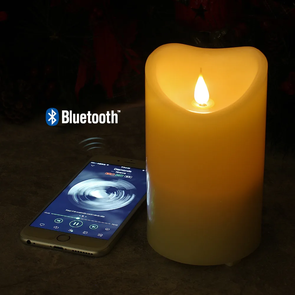 bluetooth candle speaker