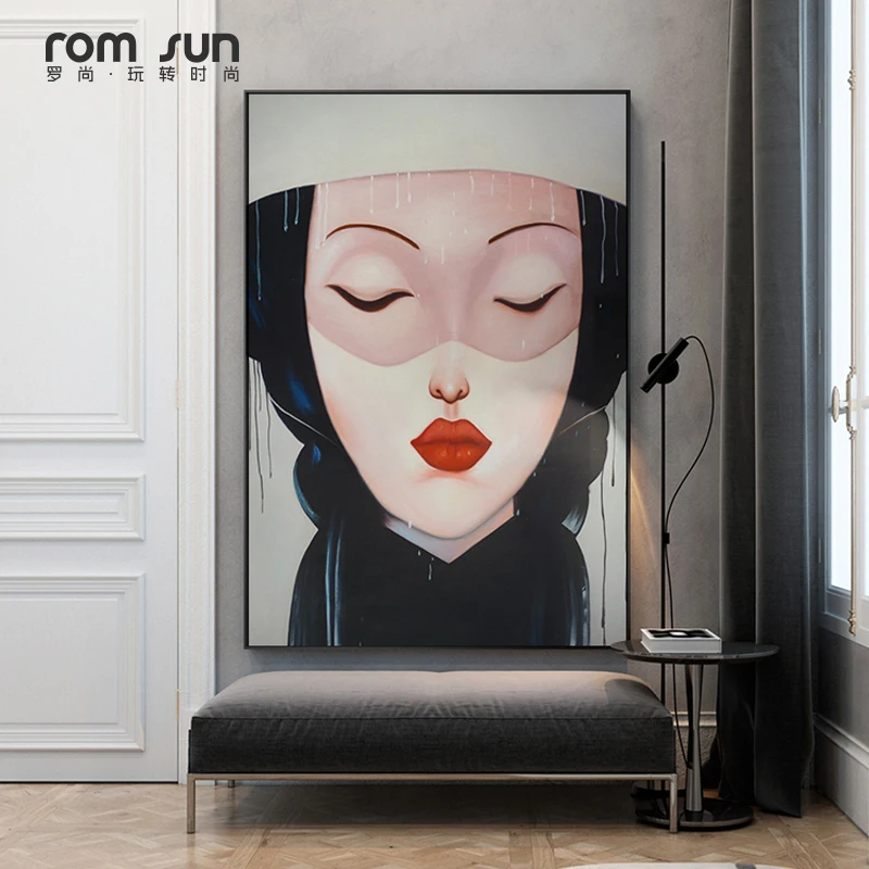 

Abstract Abstinence Lady Lil Peep Canvas Poster Print For Living Room Dining Room Painting On The Wall Home Decoration Pop Art
