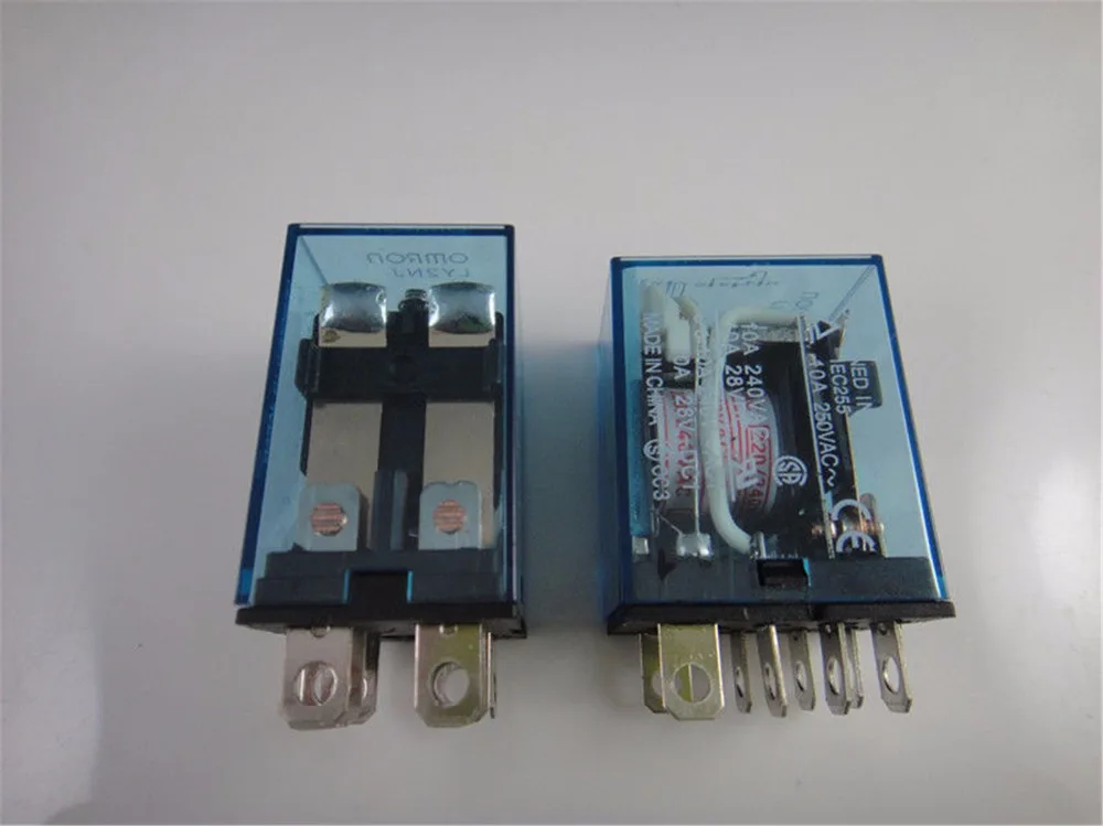 

10pcs Mini Relay LY2NJ 8 Pin 10A With LED Intermediate Relay 12VDC 24VDC 110VAC 220VAC