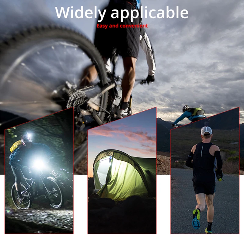 Excellent 8000lms Bike Light USB Rechargeable 3 Modes T6 1200mAh Bicycle Front Light lamp Bike LEDHeadlight Cycling LED Flashlight Lantern 5