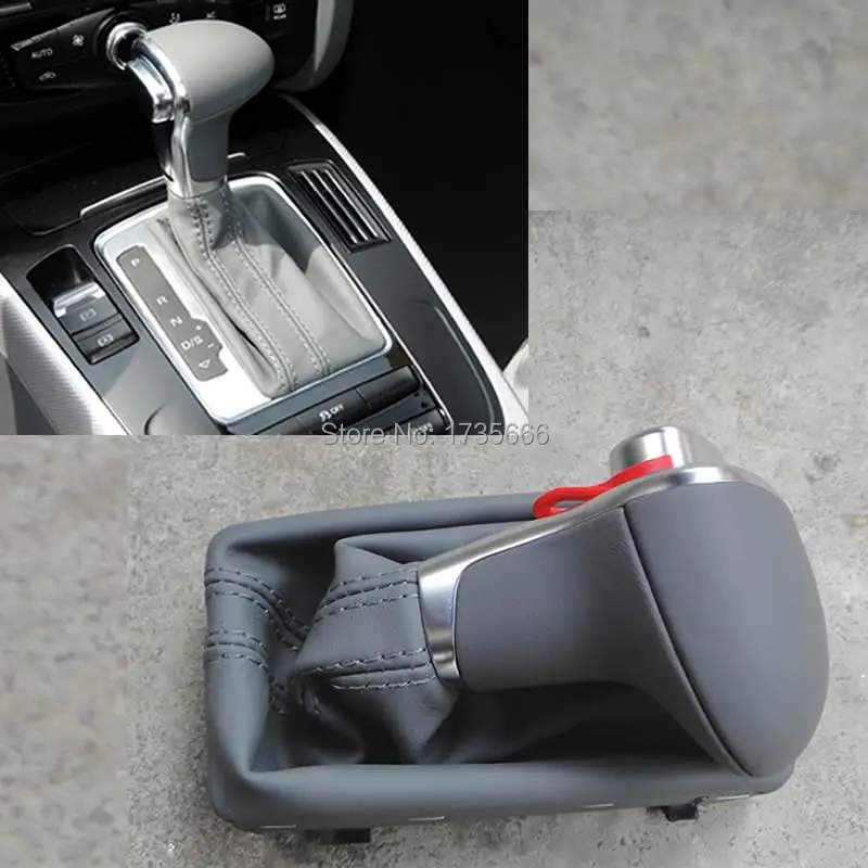 Pour Audi Q7 2005-On Real Italian Leather Gear gaiter cover