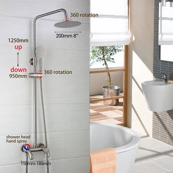 

Contemporary Sumptuous Simple Bathroom Faucet Chrome Wall Mounted Single Handle With Slider Bar Single Holder Dual Control Taps