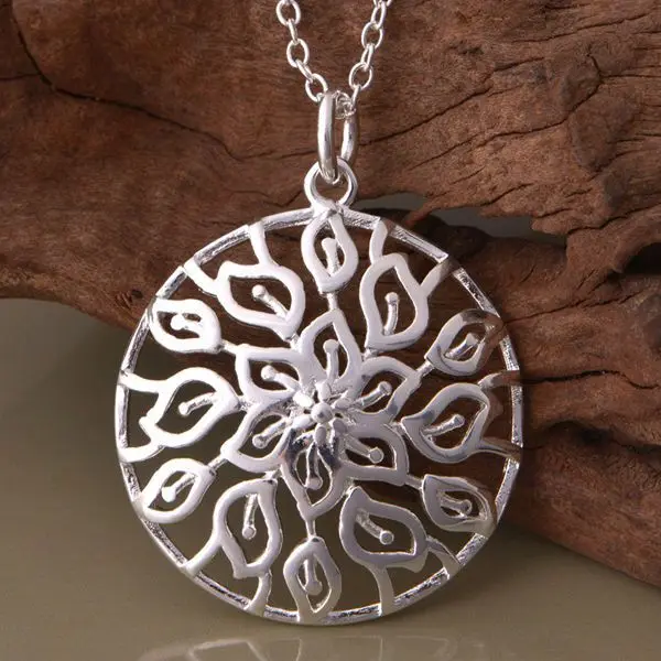 

wholesale High quality silver Fashion jewelry chains necklace pendant WN-1091