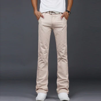 

2019 Fashion Casual Mens Flared Jeans High Quality Mens Casual Jeans Summer Comfortable Denim Pants