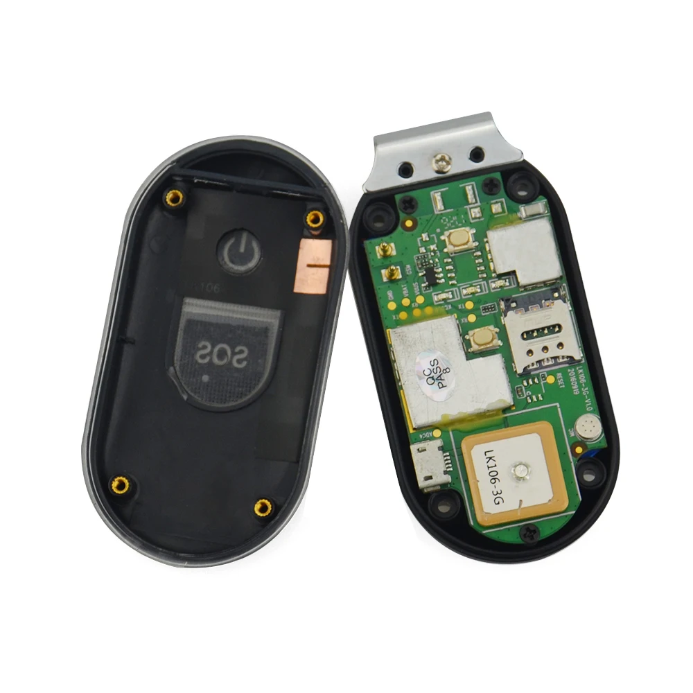 Lk106 GSM/GPRS gps отслеживающее устройство с ремнем клик для домашнего питомца собаки кошки персональный монитор любые удаленные цели Google карта на мобильном телефоне